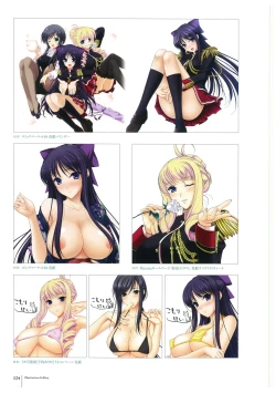 Page 126 of Walkure Romanze More & More Visual Fan Book