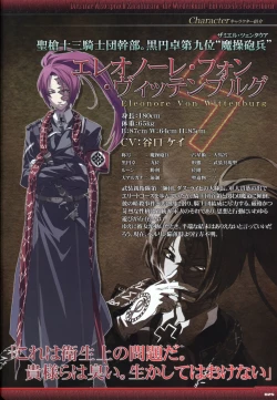 Page 27 of Dies irae Visual Fanbook - Black Book