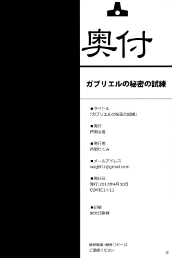 Page 21 of Gabriel no Himitsu no Shiren