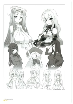 Page 58 of Hikage Eiji Illust Works