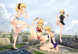 Page 4 of Congregation! Contents of the giant girl