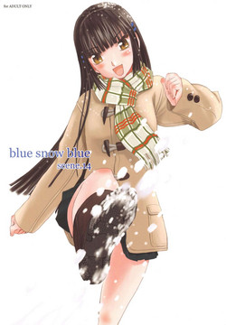Download blue snow blue scene.14