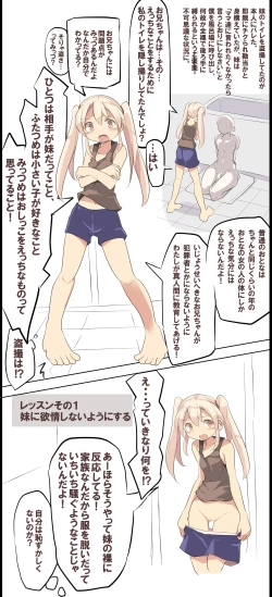 Page 1 of 妹のトイレ盗撮が本人にバレたら真人間化教育されることになった件