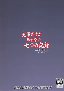 Page 22 of Senpai dake ga Shiranai Nanatsu no Kiroku