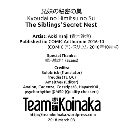 Page 19 of Kyoudai no Himitsu no Su | The Siblings' Secret Nest
