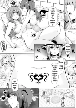Page 7 of Koakuma ga Marisa ni Patchouli to no Ai o Misetsukechau? Hon | Koakuma Lets Marisa Show Her Love For Patchouli? Hon