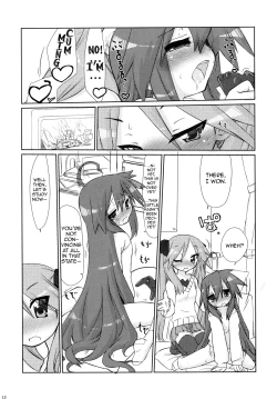 Page 12 of Ijiwaru Kagami. Ijirare Konata. | Meanie Kagami. Teased Konata.