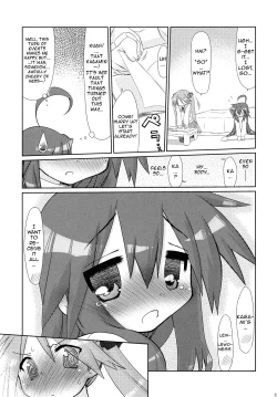 Page 13 of Ijiwaru Kagami. Ijirare Konata. | Meanie Kagami. Teased Konata.