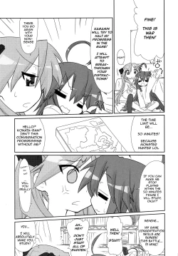 Page 7 of Ijiwaru Kagami. Ijirare Konata. | Meanie Kagami. Teased Konata.