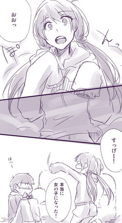 [Souko] Ichimatsu Nii-san to Juushimatsu-chan ♀ (Osomatsu-san)