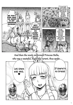 Page 2 of The Female Knight is brown and a 30 year old virgin, and on top of being a shotacon, she loves blonde princes.