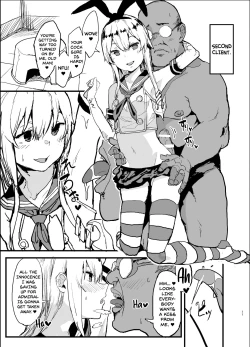 Page 11 of Futokutei Tasuu no Otoko to Berochuu Sex Suru Shimakaze Netorase Bon | A Book Where Shimakaze Has Passionate Netorase Sex With a Large Number of Men