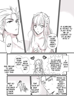 Page 1 of FGO Medb-chan, Cu Chulainn no Are o Zessan Suru
