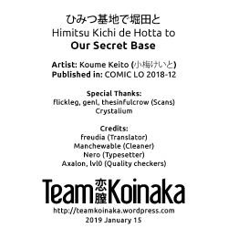 Page 33 of Himitsu Kichi de Hotta to | Our Secret Base