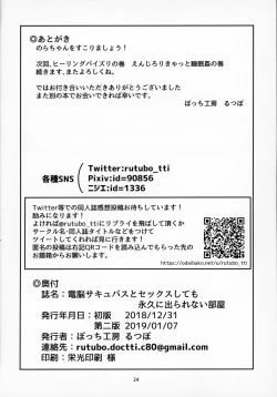 Page 25 of Dennou Succubus to Sex Shite mo Eikyuu ni Derarenai Heya