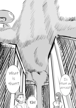 Page 1 of Homemade comic Alien Woman Attacks the City