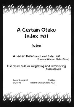 Page 3 of Toaru Otaku no Index #1 | A Certain Otaku Index #1