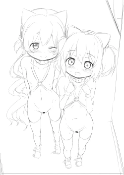 Page 1 of Nagisa, Yuma, and Kyouko sketch gallery from Fanbox