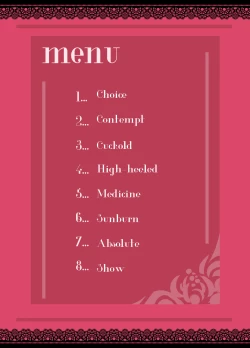 Page 2 of "SISSY A LA CARTE 2"