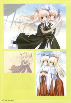 Page 19 of clover heart's visual fan book