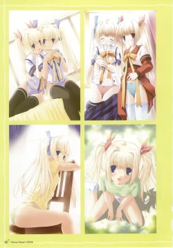 Page 23 of clover heart's visual fan book