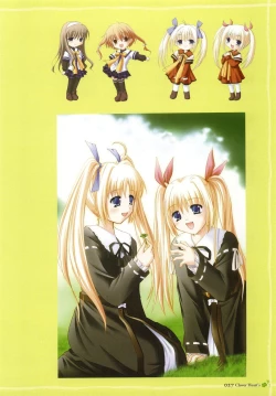 Page 29 of clover heart's visual fan book