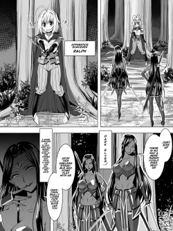 Page 2 of Minarai Mahoutsukai ga Hatsujouki no Dark Elf ni Mori de Souguu Shite Gyaku Rape Sarechau Ohanashi | An apprentice sorcerer encounters dark elves who are in heat in the forest and gets reverse raped