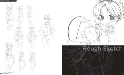 Page 124 of Cafe Sourire Visual Fanbook