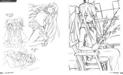 Page 130 of Cafe Sourire Visual Fanbook