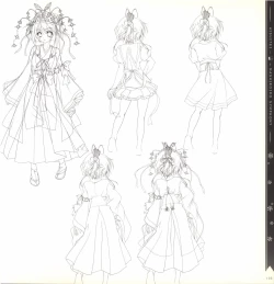 Page 105 of Mashiro-Iro Symphony illustration art book