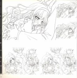 Page 142 of Mashiro-Iro Symphony illustration art book
