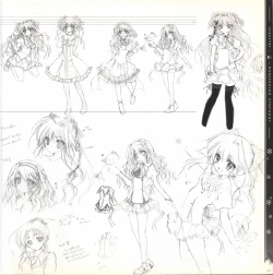 Page 157 of Mashiro-Iro Symphony illustration art book