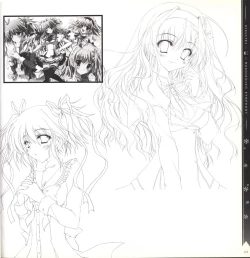Page 49 of Mashiro-Iro Symphony illustration art book