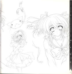Page 51 of Mashiro-Iro Symphony illustration art book