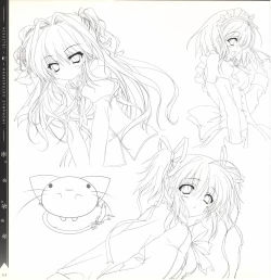 Page 54 of Mashiro-Iro Symphony illustration art book