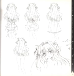 Page 75 of Mashiro-Iro Symphony illustration art book