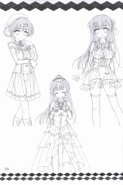 Page 12 of Kiniro Loveriche Visualworks GOLDEN WINTER BOOK