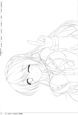 Page 102 of Pure x Connect illustration art book
