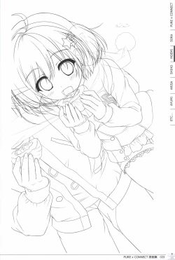 Page 23 of Pure x Connect illustration art book