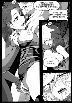Page 6 of "It's Like A Bad Dream" Windranger x Drow Ranger comic by Riko