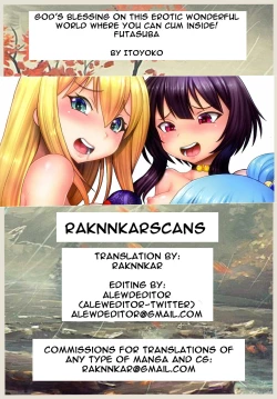 Page 35 of Ero Subarashii Sekai ni Nakadashi o! 6 FUTASUBA | God's blessing on this erotic wonderful world where you can cum inside!