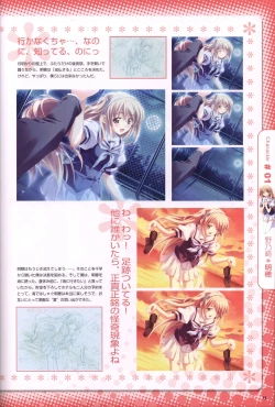 Page 14 of Moshimo Ashita ga Harenaraba official fanbook