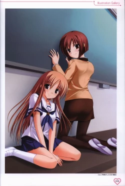 Page 34 of Shakkin Shimai＆Shakkin Shimai2 visual fanbook