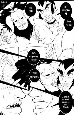 Page 1 of Hedoro wants to be friends with Bakugan and beyblade