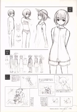 Page 116 of Kono Aozora ni Yakusoku official artbook