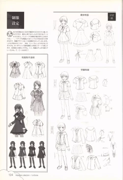 Page 125 of Kono Aozora ni Yakusoku official artbook