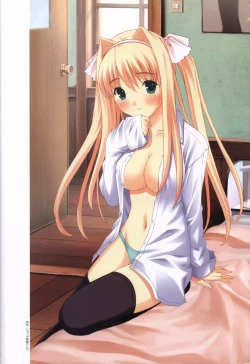 Page 16 of Kono Aozora ni Yakusoku official artbook