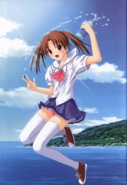 Page 23 of Kono Aozora ni Yakusoku official artbook