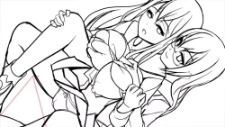 Page 167 of Netori GakuenRough Artbook