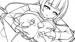 Page 318 of Netori GakuenRough Artbook